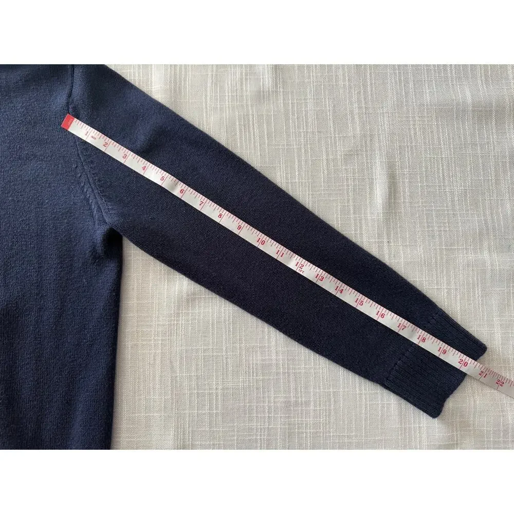 The Children’s Place Boys’ Zip-Up Sweater | Size 10/12 | Navy | Knit Cardigan